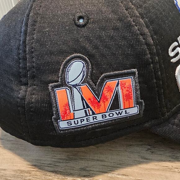 Los Angeles Rams Superbowl LVI Snapback Hat Cap NFL On Field Black New Era - Picture 8 of 12